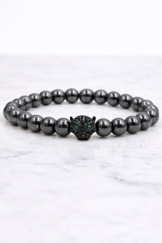 Jaguar Beaded Bracelet