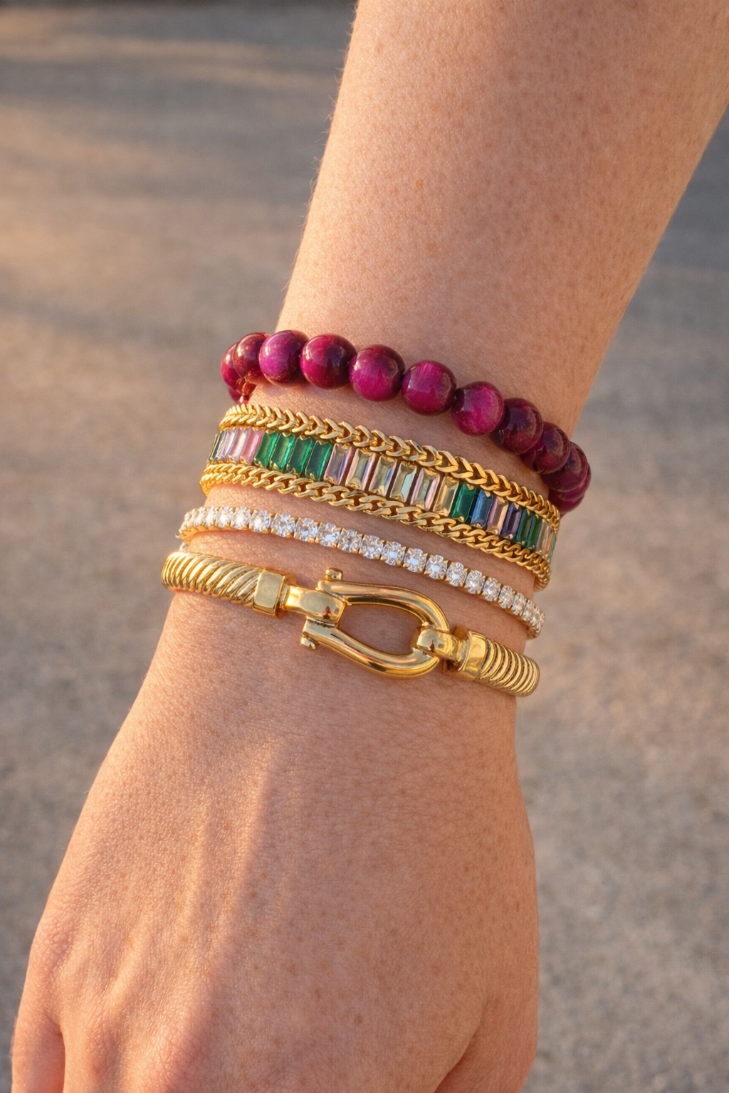 Rocker Bracelet in Multi Color