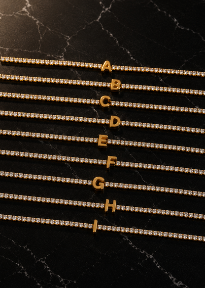 Initial Tennis Bracelet | Pre-Order