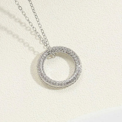 Paula Circle Pendant Necklace (Pre-Order)