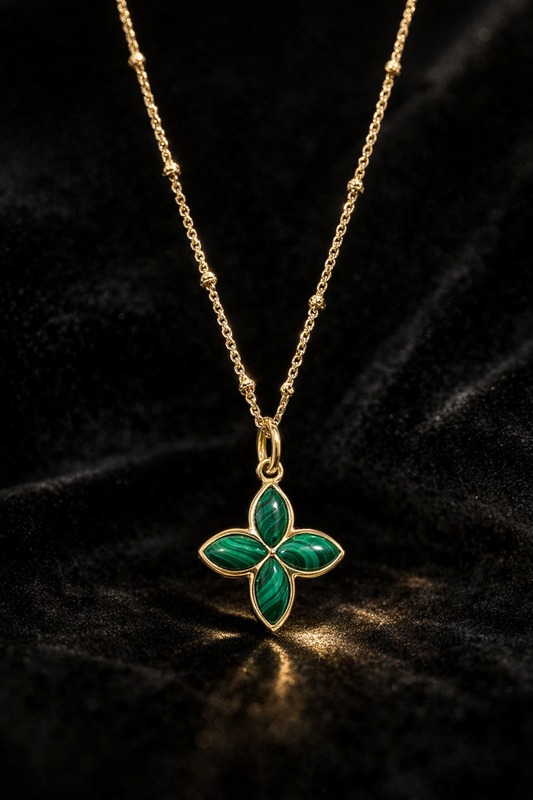 Carissa Necklace in Green