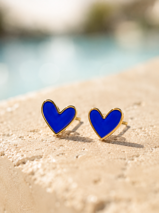 Alma Heart Studs