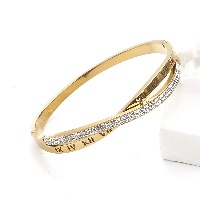 Florence Roman Numeral Bangle