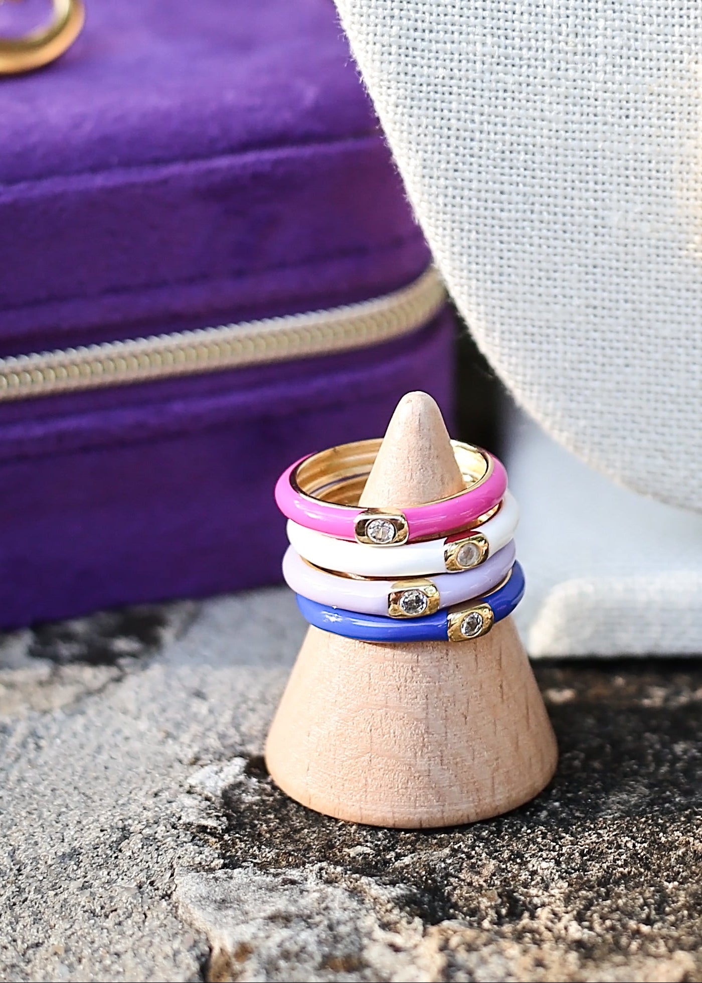 Bermuda Enamel Ring | Pre-Order
