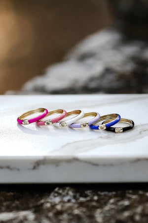 Bermuda Enamel Ring | Pre-Order