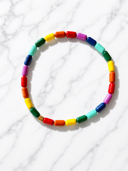 Iris Beaded Bracelet