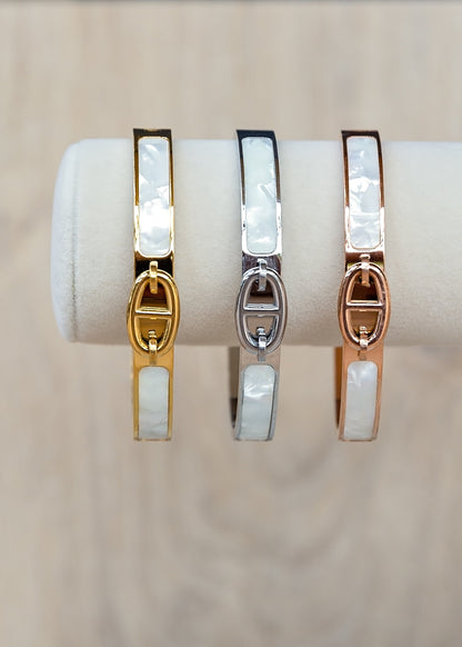 Trina Mother of Pearl Bangle
