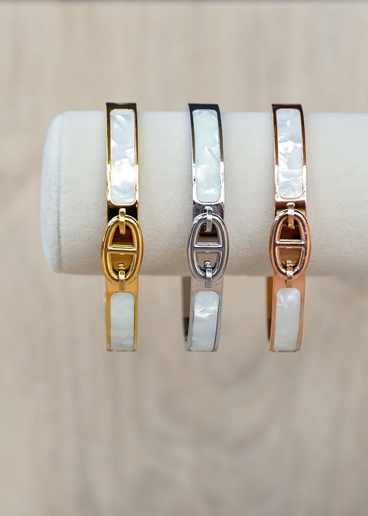 Trina Mother of Pearl Bangle