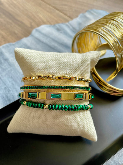 Rachelle Stone Bangle (Pre-Order)