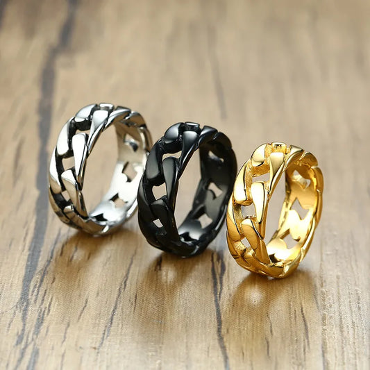 Jermaine Chain Link Ring (Pre-Order)