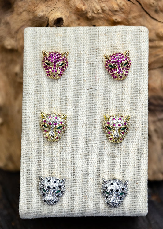 Leopard Studs