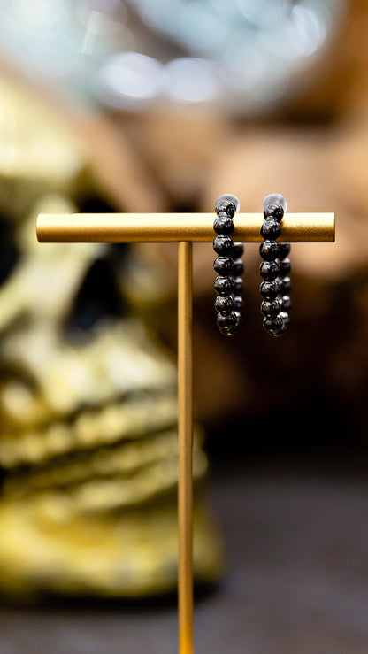 Gunmetal Hoops | Limited Edition