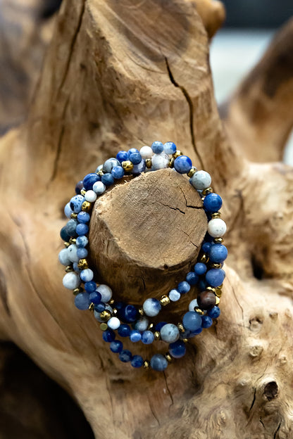 Trixie Wrap Bracelet in Blue | WINK x VEITA