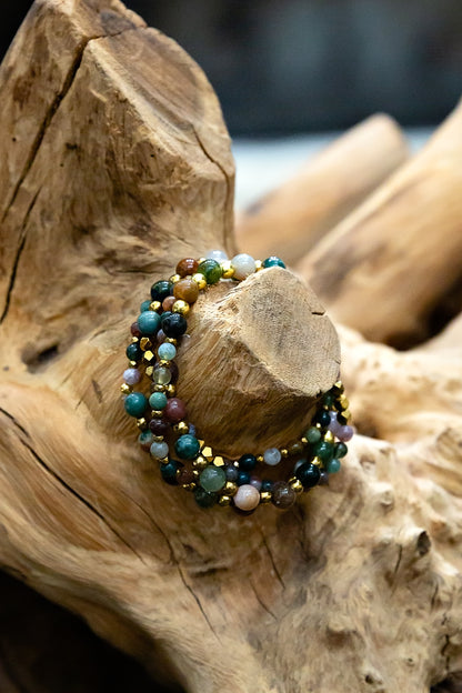 Trixie Wrap Bracelet in Agate | WINK x VEITA