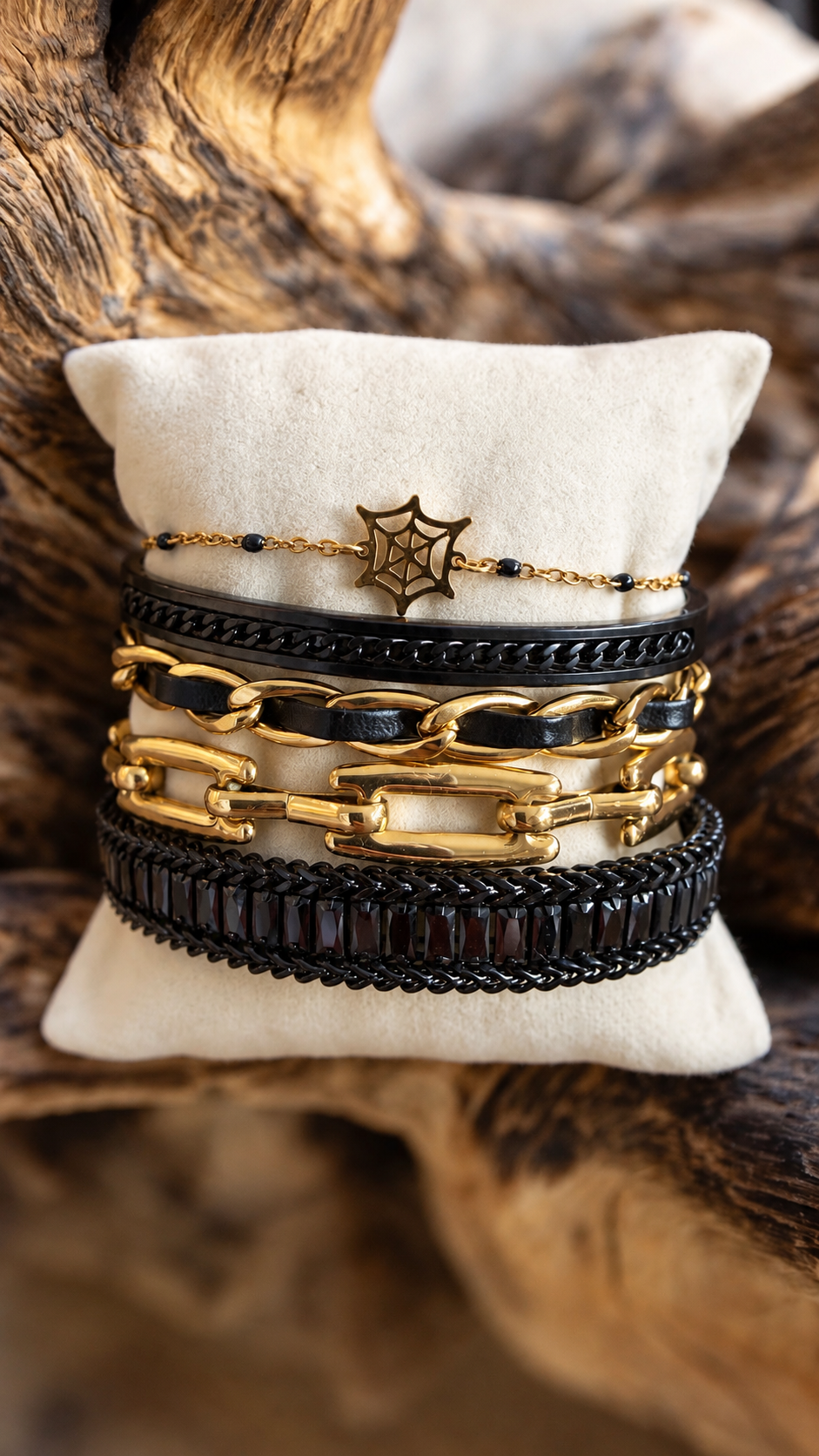 Leatherette Layering Bracelet