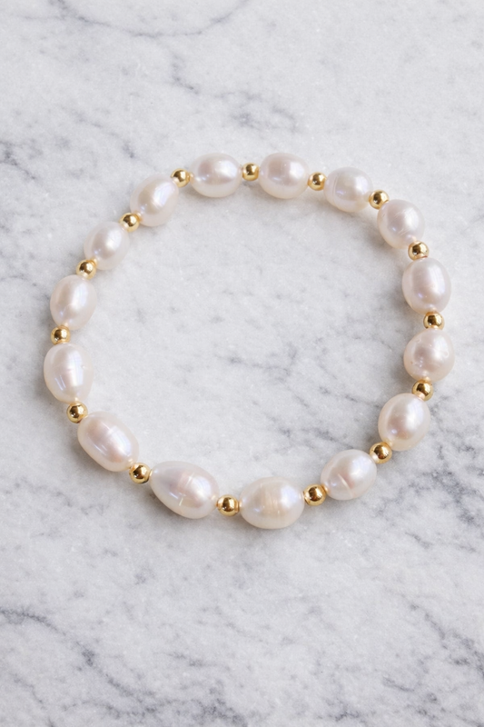 Freshwater Pearl Stretch Bracelet