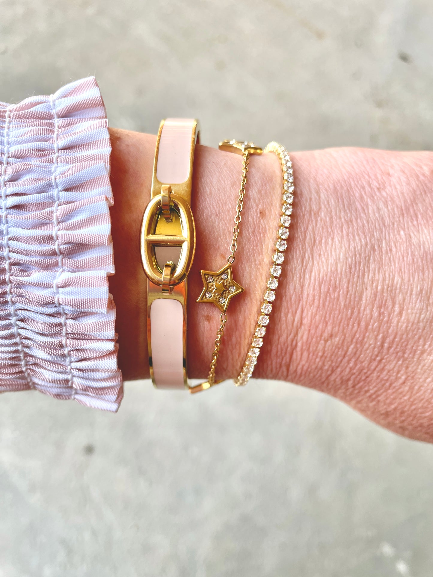 Trina Enamel Bangle | Pre-Order