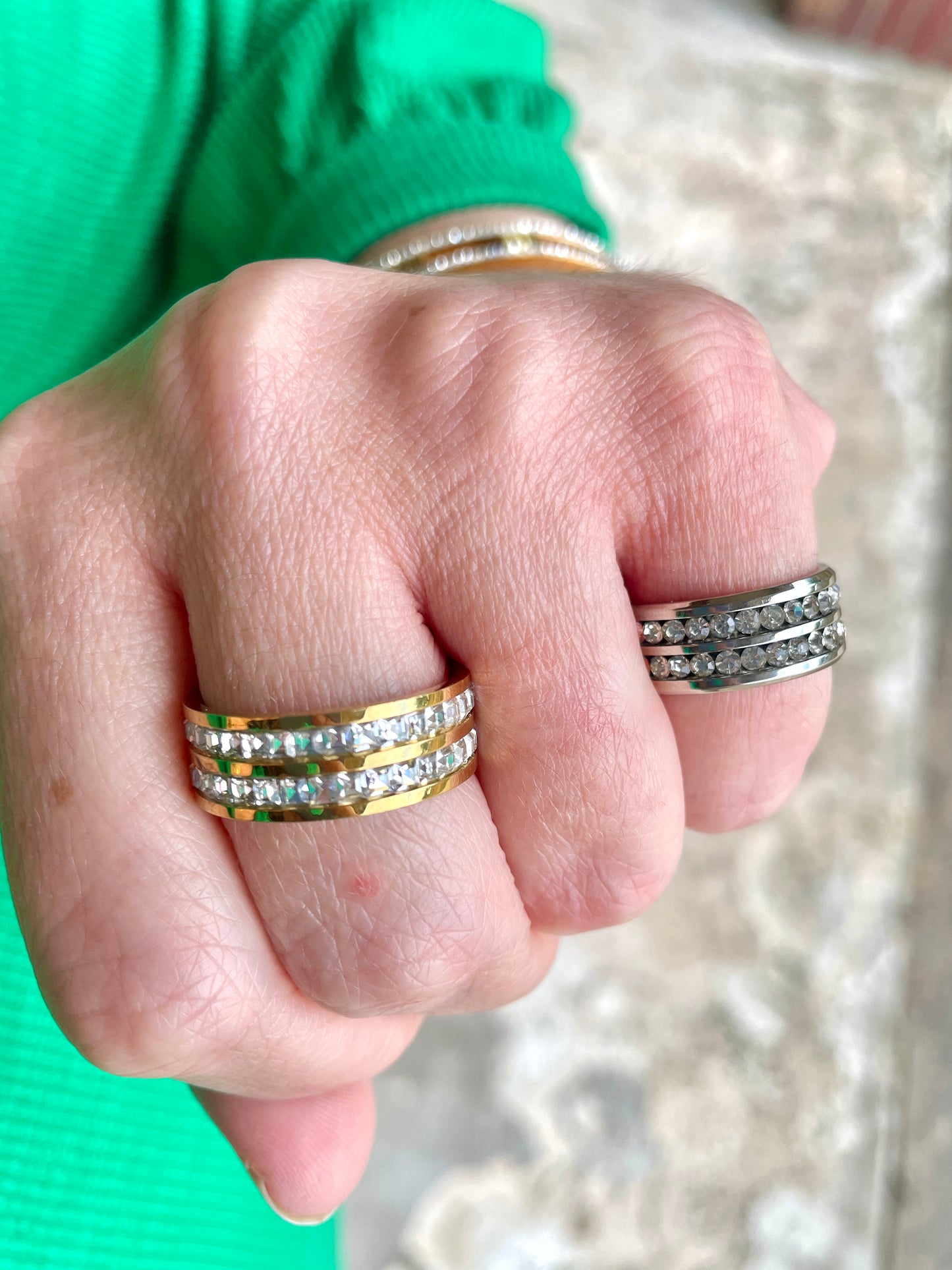 Billy Double Row CZ Ring | Pre-Order