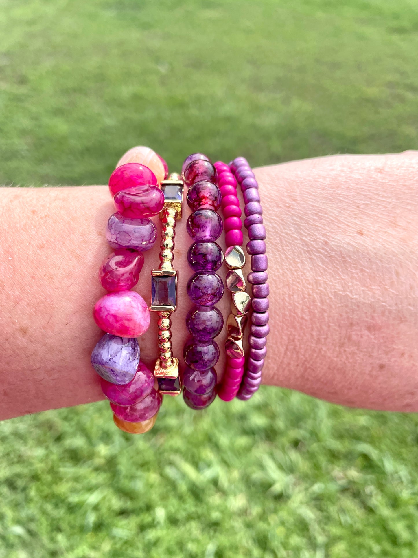 Josie Agate Stone Bracelet (Pre-Order)