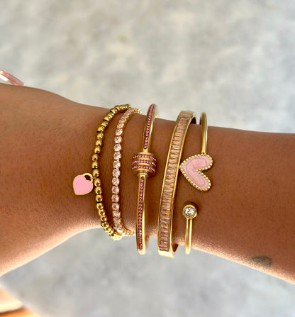 Classic Mini Tennis Bracelet | Pink Shoppe