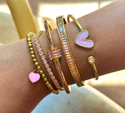 Classic Mini Tennis Bracelet | Pink Shoppe
