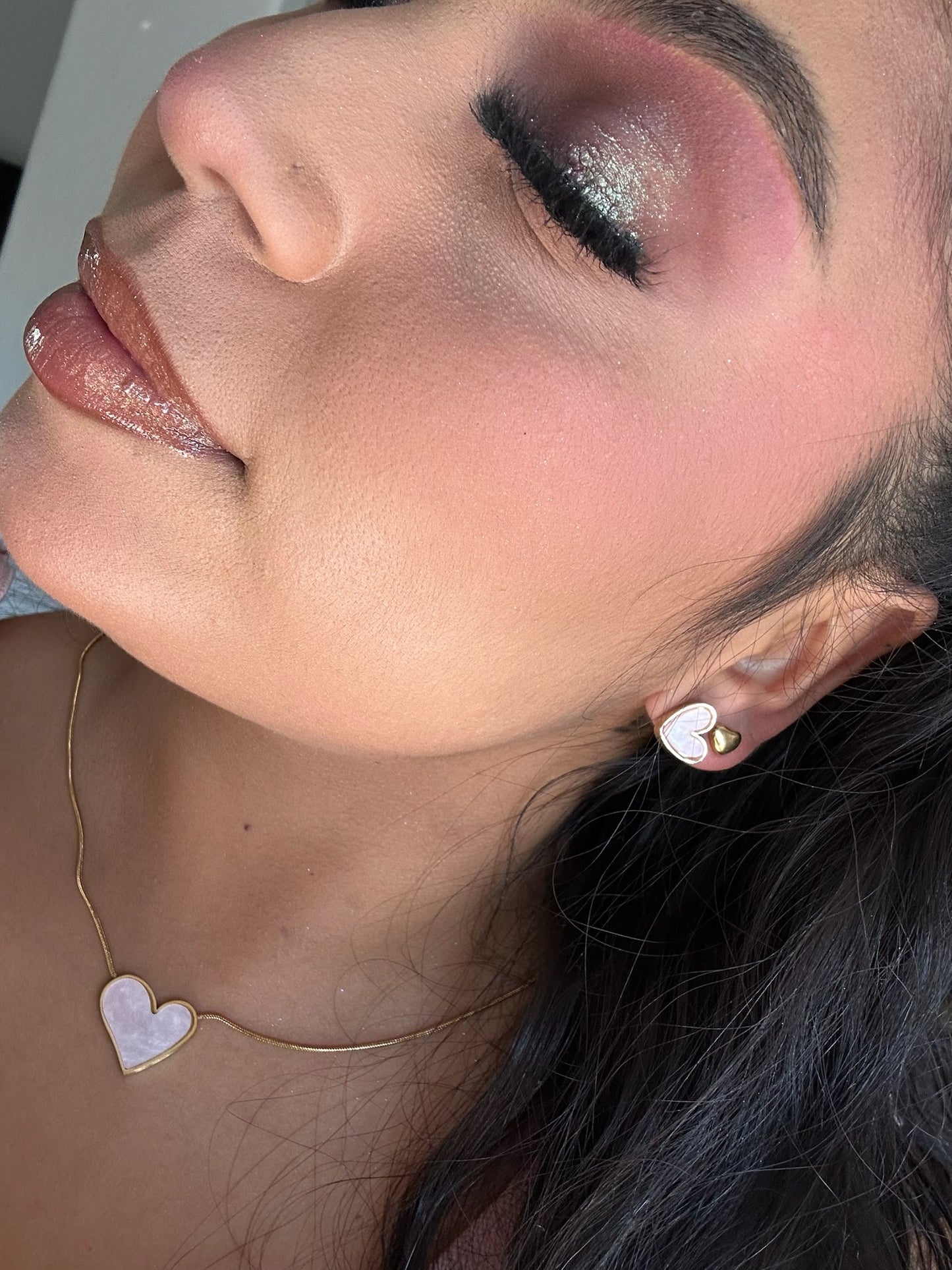 Rosa Heart Necklace | Pink Shoppe