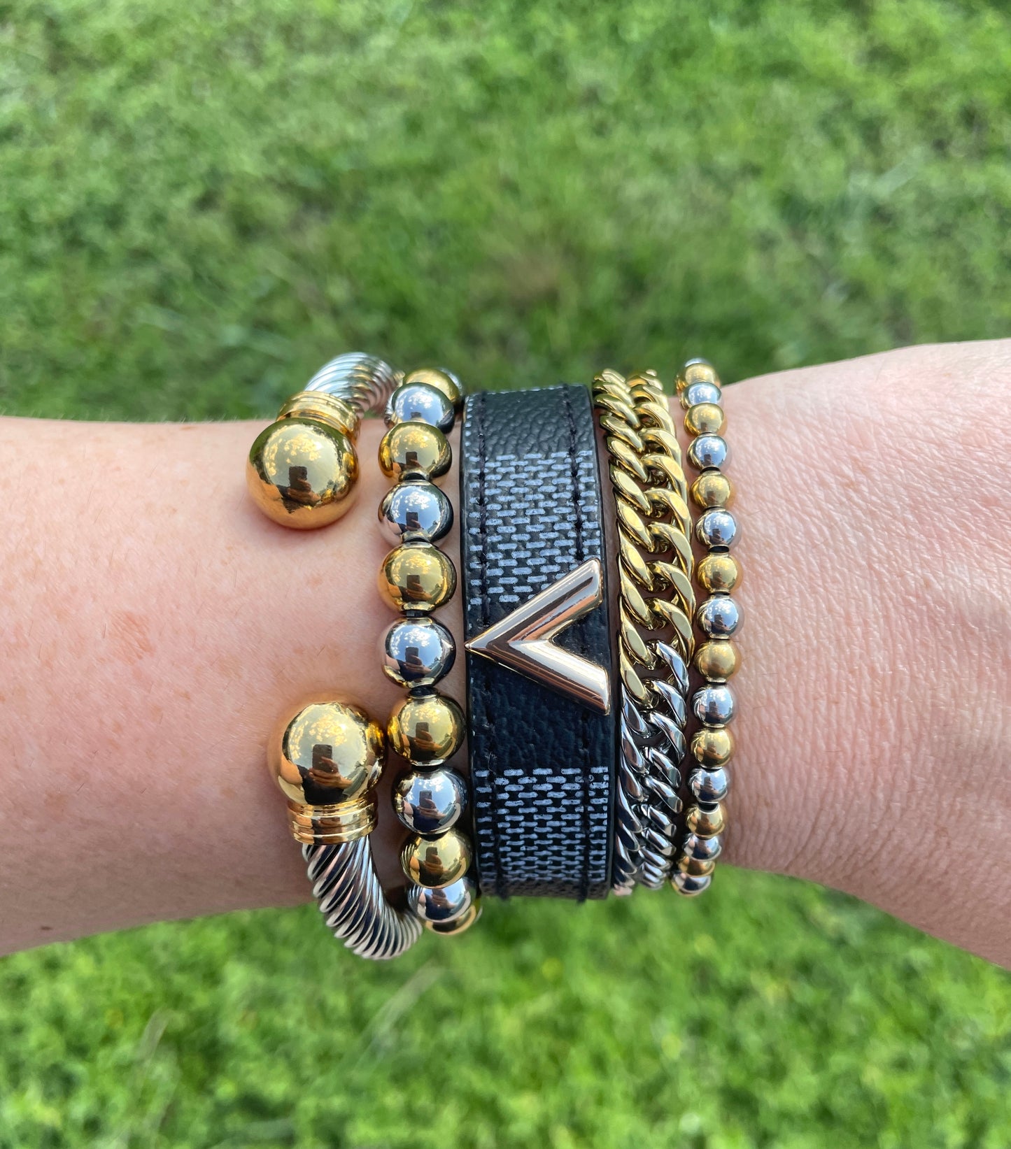 Riley Leather Wrap Bracelet