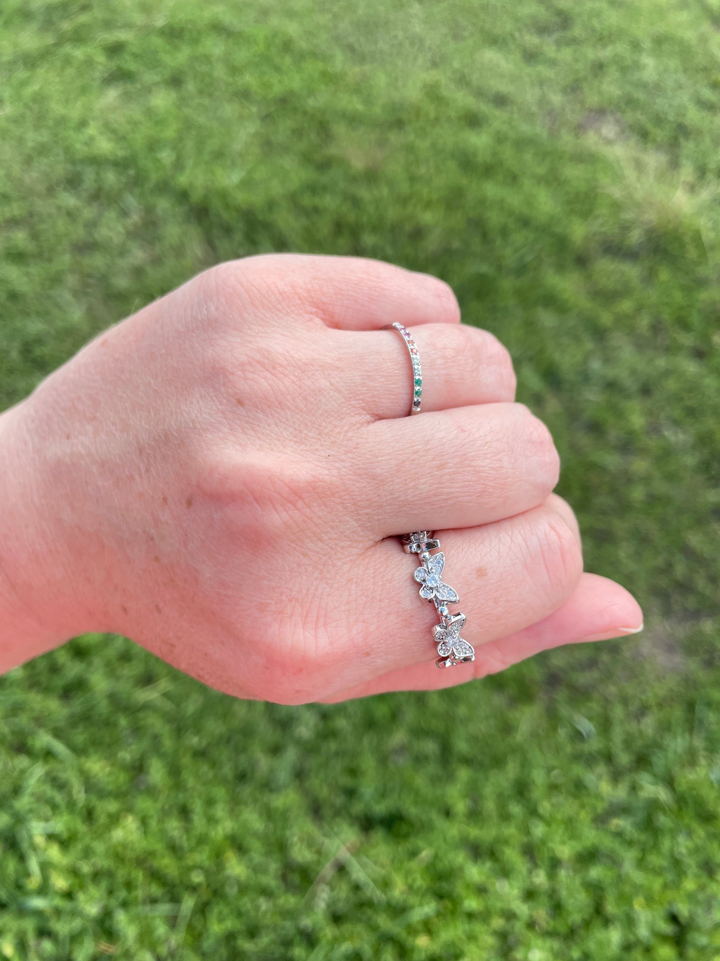 Lindsey Adjustable Butterfly Ring