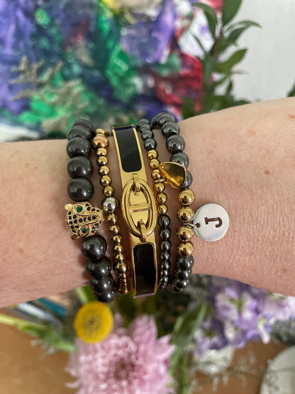 Hematite Beaded Bracelet | Pre-Order