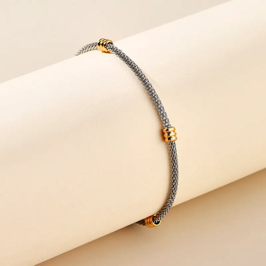 Mixed Metal Mesh Bracelet (Pre-Order)