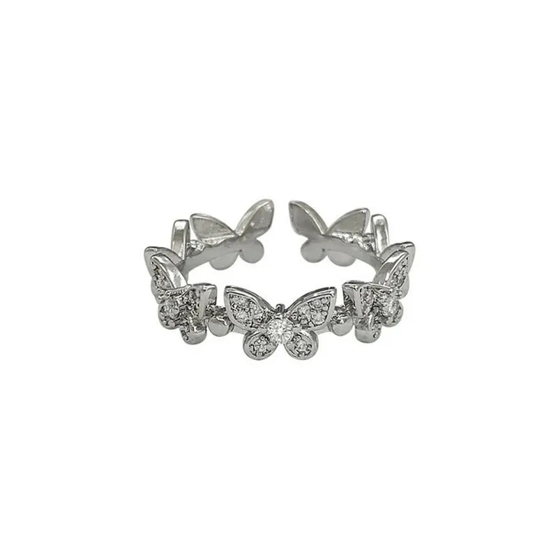 Lindsey Adjustable Butterfly Ring