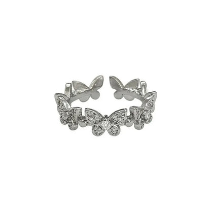 Lindsey Adjustable Butterfly Ring