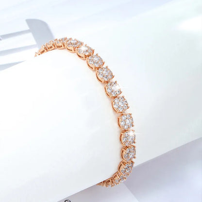 Bubbly Rose Gold CZ Bracelet (Pre-Order)