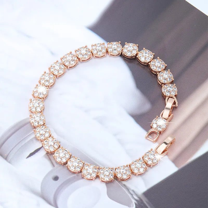 Bubbly Rose Gold CZ Bracelet (Pre-Order)