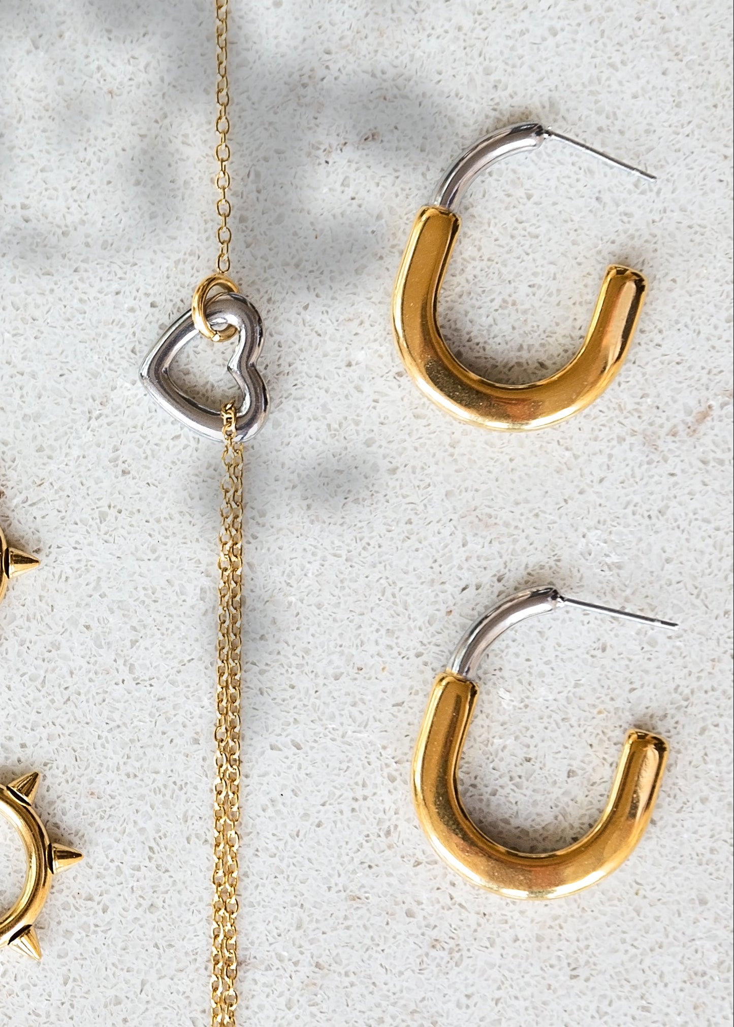 Halston Hoop Earrings