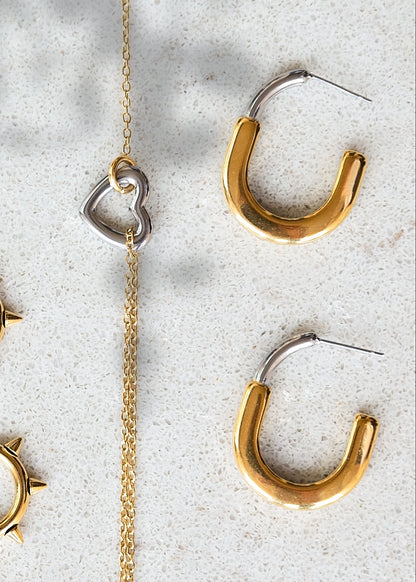 Halston Hoop Earrings