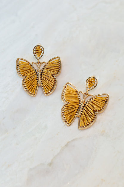 Butterfly Statement Earrings | Pre-Order