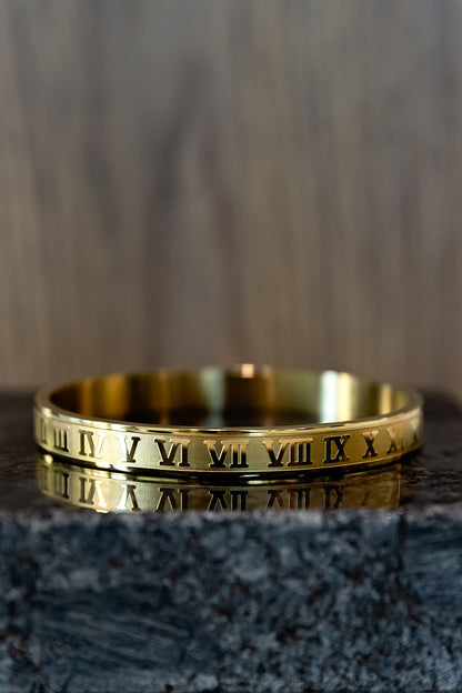 Carmen Roman Numeral Bangle