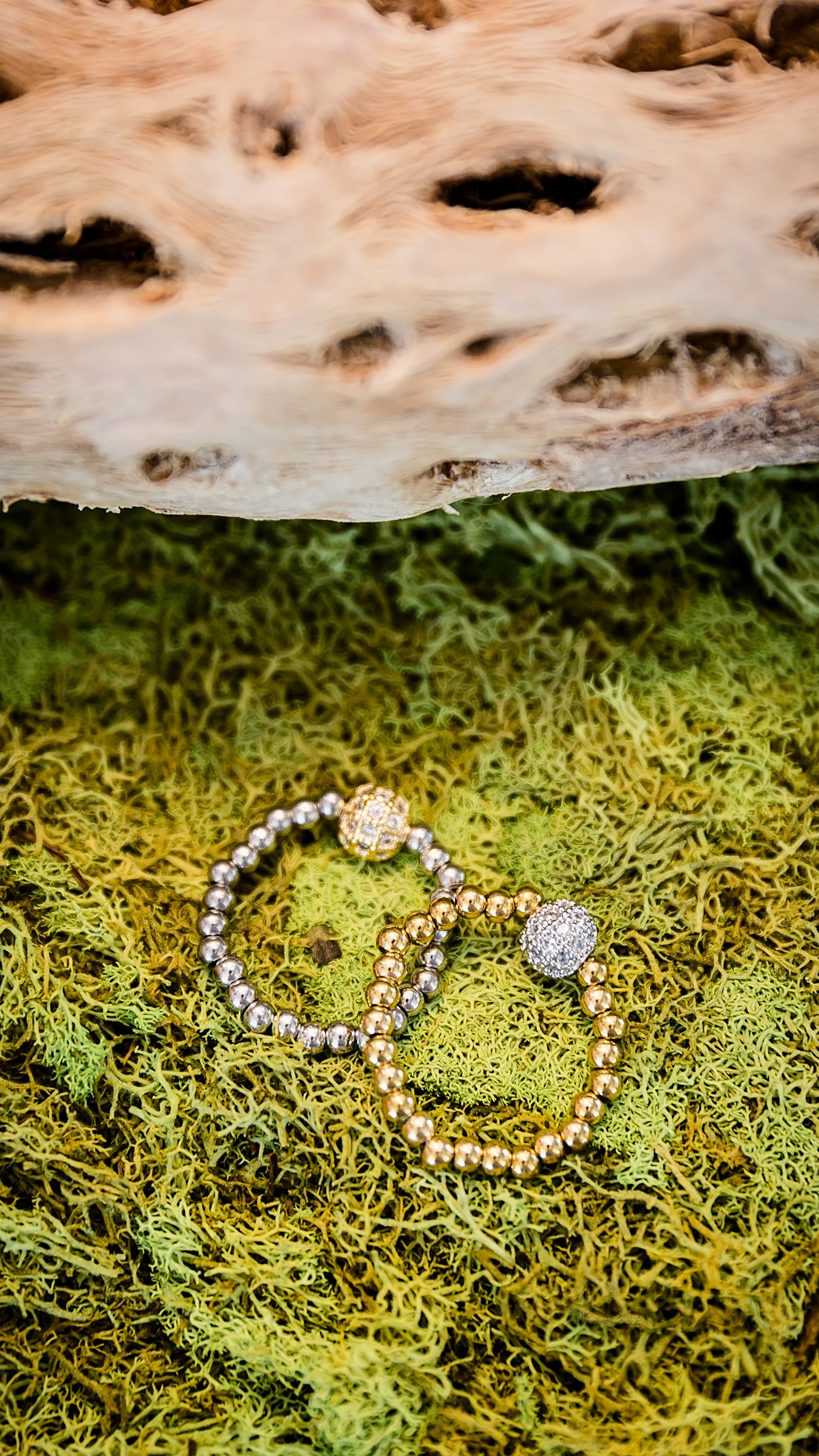 Pavé Ball Stretch Ring
