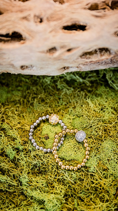 Pavé Ball Stretch Ring