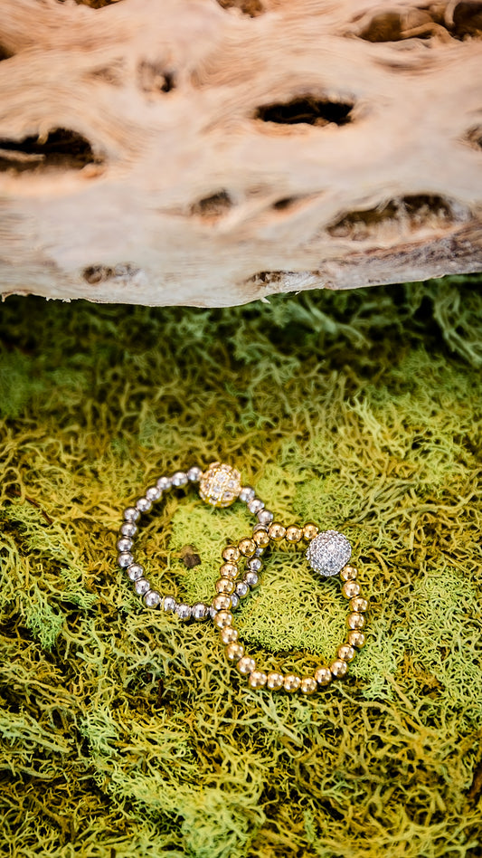 Pavé Ball Stretch Ring