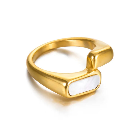 Delilah Mother of Pearl Ring (Pre-Order)