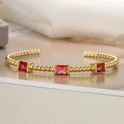 Rosanna 3-Stone Cuff (Pre-Order)