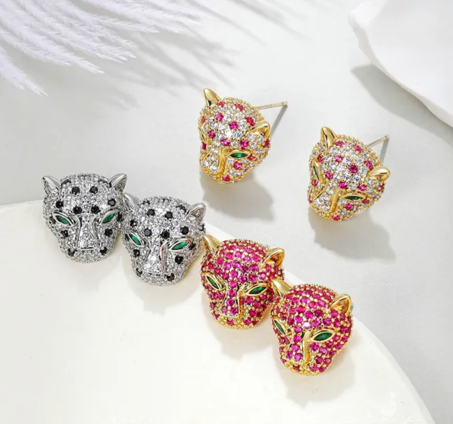 Leopard Studs