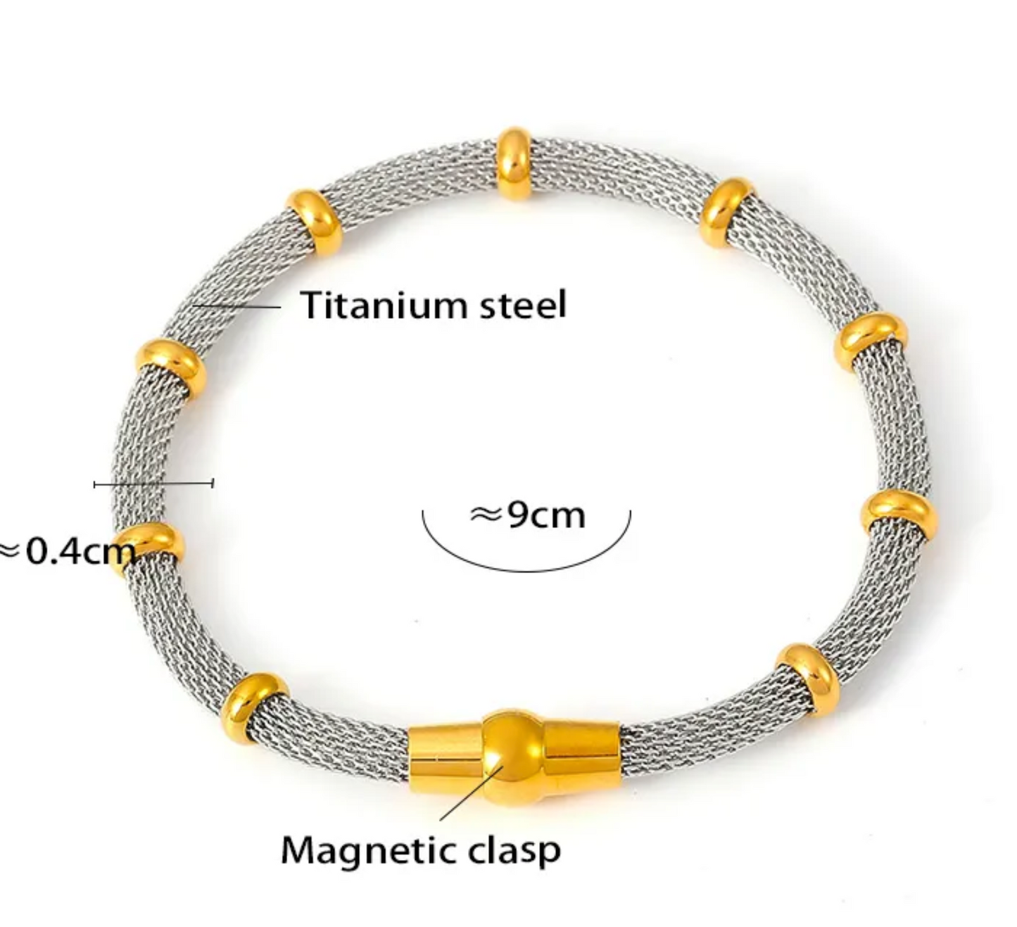 Magnetic Mesh Bracelet (Pre-Order)