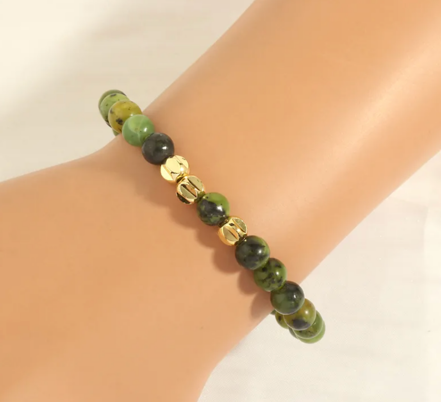 Canadian Jade Beaded Bracelet (Pre-Order)