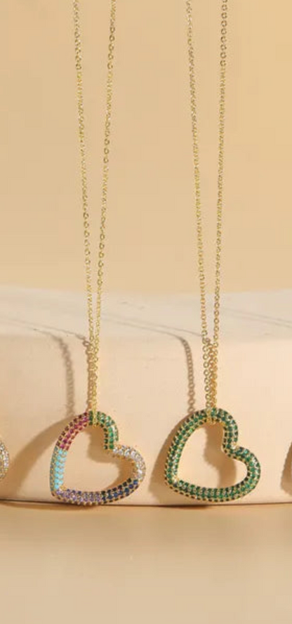 Paula Heart Pendant Necklace | Final Sale