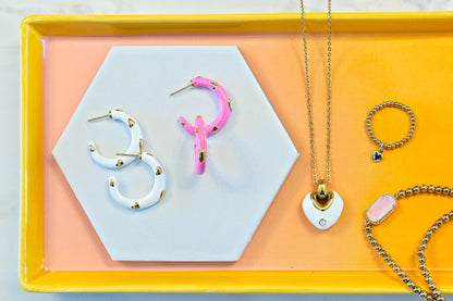 Ingrid Enamel Heart Necklace | Pre-Order