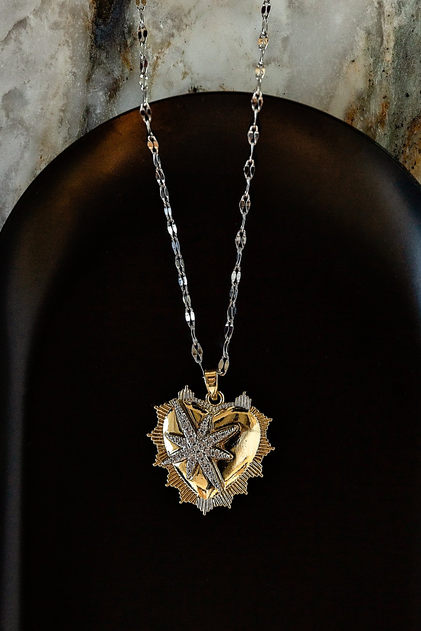 Rebel Heart Pendant Necklace