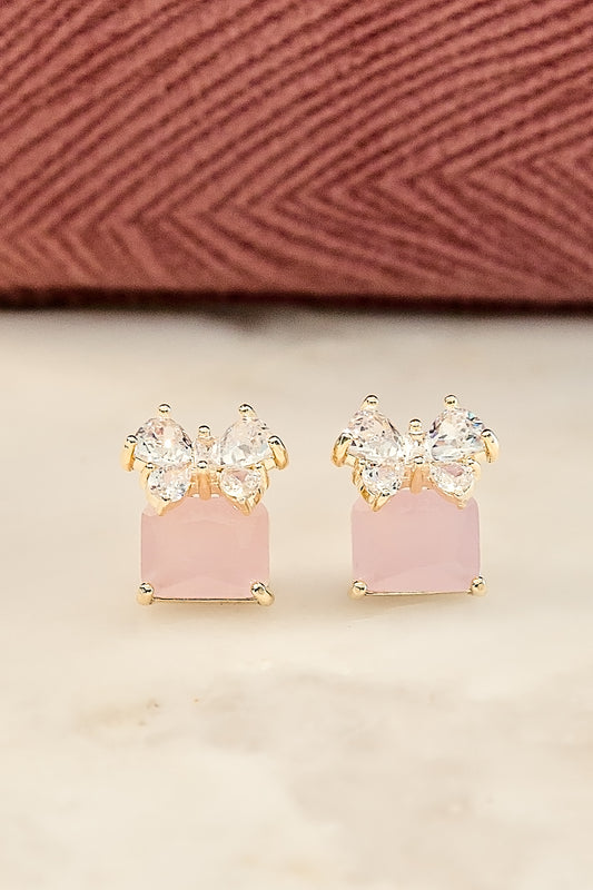 Perfectly Present Studs in Pink
